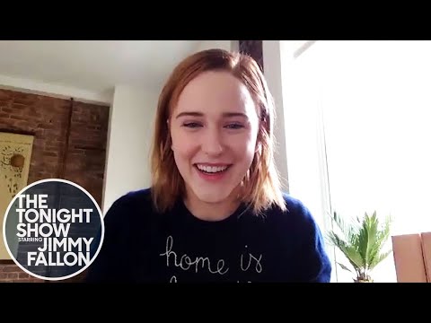 Rachel Brosnahan Teaches Jimmy Dog Yoga