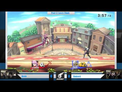 Otafest Assault 4 - Smash 4 Pools - Reich (Corrin, MK) vs Chaizord (Sheik, Ness)