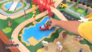 Toys Commercials 17836 100 osainen junapeli pöydän kanssa-M