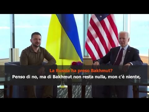 Zelensky: Di Bakhmut non resta niente, è solo nei nostri cuori