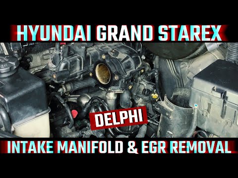 HYUNDAI GRAND STAREX INTAKE MANIFOLD AND EGR REMOVAL | DELPHI DIY DISASSEMBLY | ILOAD IMAX H1 I800