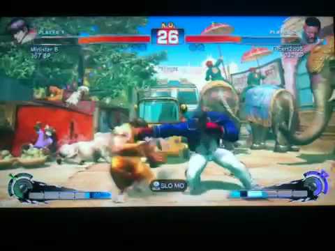 Minister B (GUY) v Filbert2805 (DUD) SSF4 Ranked Battle 30/