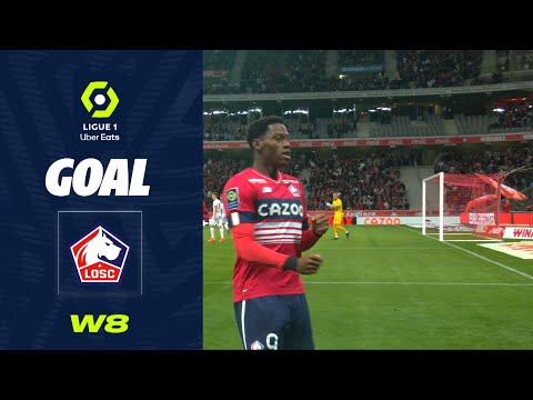 Goal Jonathan Christian DAVID (5' - LOSC) LOSC LILLE - TOULOUSE FC (2-1) 22/23