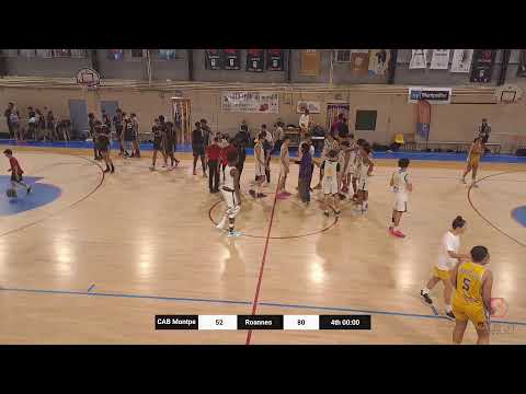 #basket U18 ELITE CAB MONTPELLIER VS ROANNE