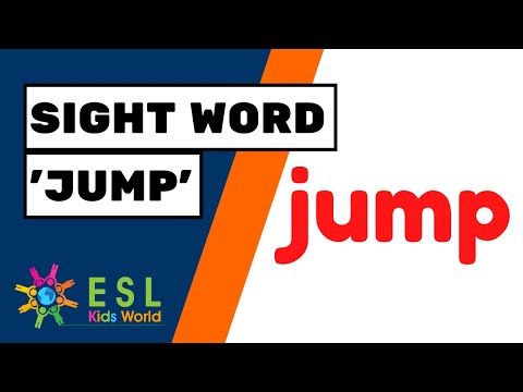 Learn Sight Word 'jump' | Teach the Verb '... - VideoLink