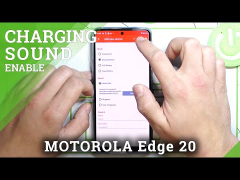 How to Change Battery Sound in Motorola Edge 20 - Battery Sound Notification App