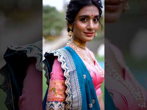 Light Pink Paithani Jacquard Silk Lehenga Set with Zari Weaving, Embroidery & Scallop