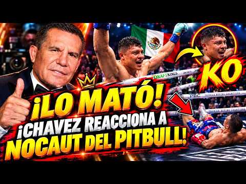 ASÍ REACCIONÓ JULIO CESAR CHAVEZ a EL BRUTAL NOCAUT del PITBULL CRUZ a NESTOR BRAVO
