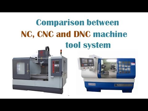 Comparison between nc, cnc and dnc machine tool system