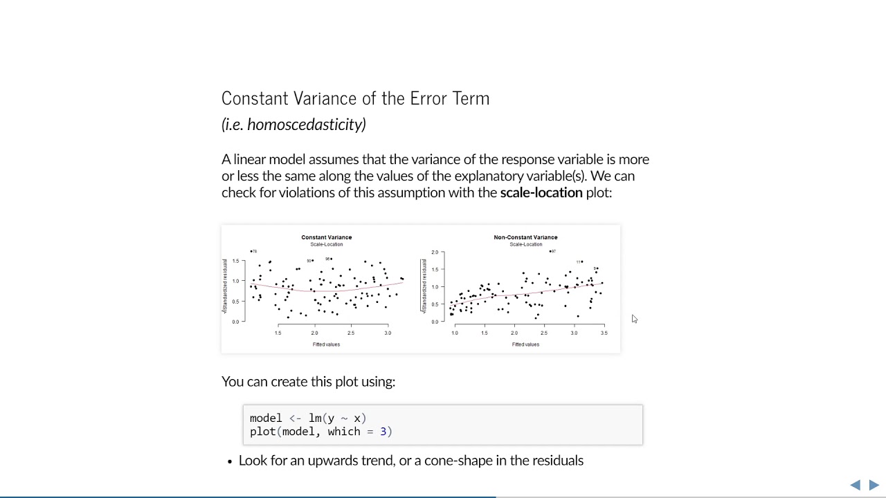 Lecture: Model Diagnostics [see description]