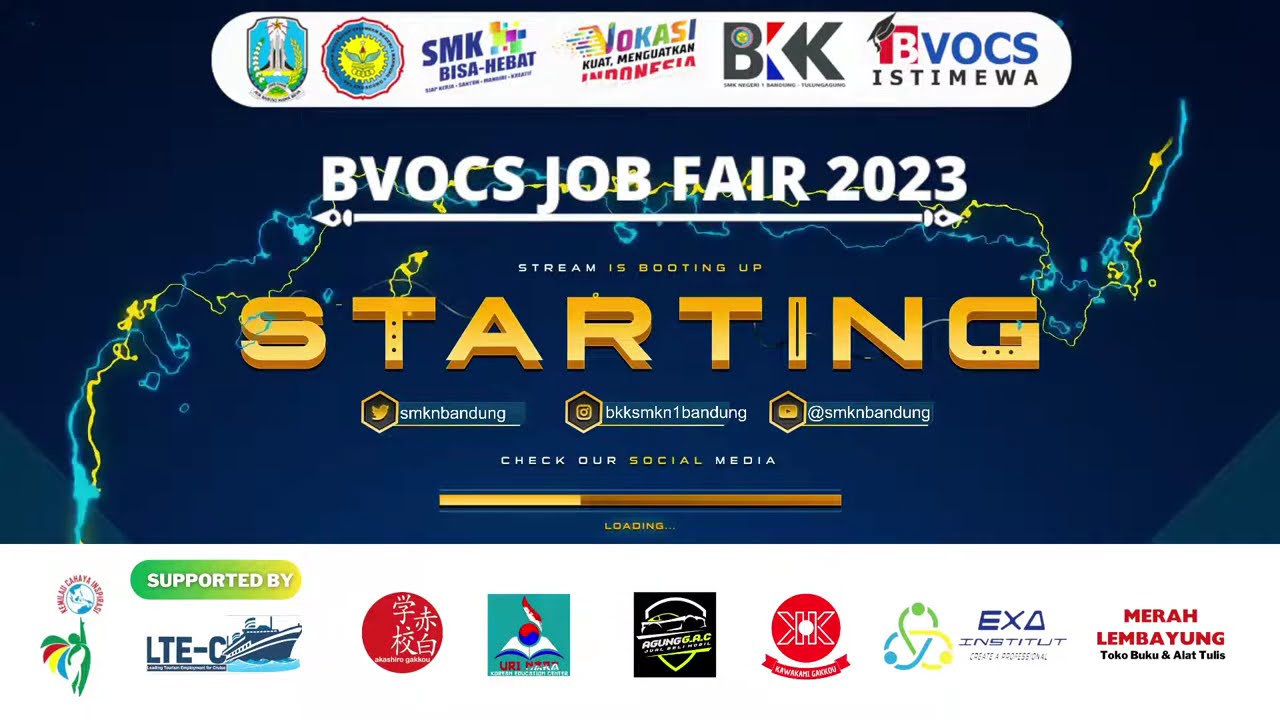 BVOCS JOB FAIR 2023 oleh BKK SMKN 1 Bandung Tulungagung