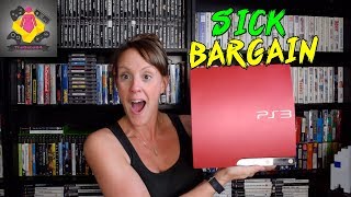 RARE Scarlet RED PS3 Slim 500gb Console and 16 Games | TheGebs24