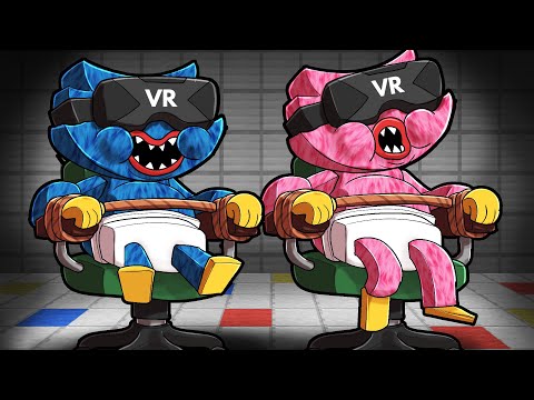 Huggy Wuggy STUCK in VIRTUAL REALITY! (Minecraft)