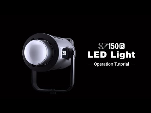 Godox: Zoom RGB Bi-color LED LIGHT SZ150R Operation Tutorial