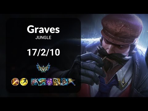Graves vs Lillia JUNGLE - KR CHALLENGER Patch 14.21