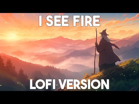 I See Fire from The Hobbit, but it's a chill lofi beat (1 hour) | LOTR lofi