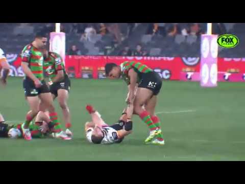 Latrell Mitchell Puts Two High Shots on the West Tigers