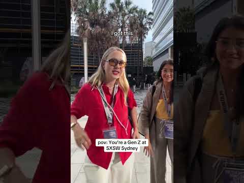 This is our fashion week 😮‍💨 #sxsw #sxswsydney #sydney #australia #genz #corporatelife #officelife