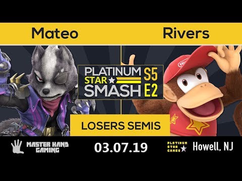 PSS S5:E2 - Mateo (Palutena, Wolf) Vs. Rivers (Diddy Kong) - L Semifinals