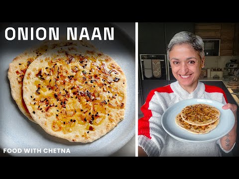 Homemade Onion Naan Recipe (Soft, Fluffy & Easy!) | Unique Indian Flatbread