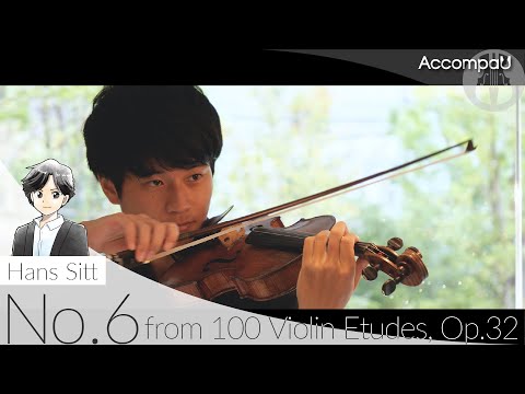 No.6 | Hans Sitt Violin Étude, Op.32 Book 1【Recital Version】