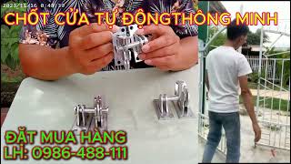 Bộ Chốt Cửa Tự Động Thông Minh – An Toàn, Tiện Lợi Cho Mọi Gia Đình