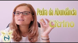 Citrino a pedra da abundancia
