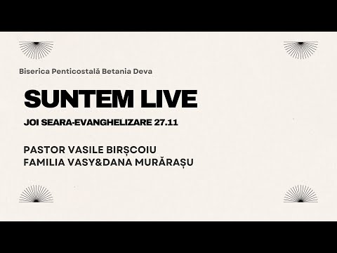 Joi seara-EVANGHELIZARE |27.11.2025