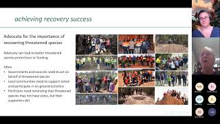 Final findings Effective partnerships and research collaboration for conservation