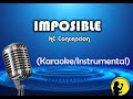 Imposible - KC Concepcion (Karaoke/Instrumental)