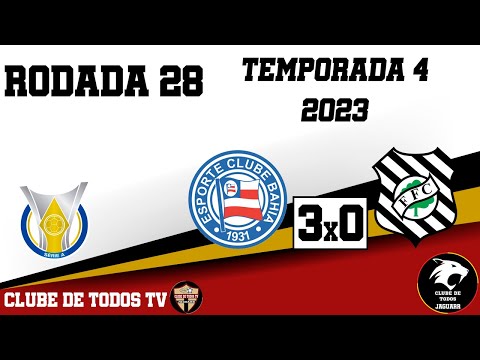 Bahia 3x0 Figueirense - Rodada 28 - Série A 2023 (PES 2021)