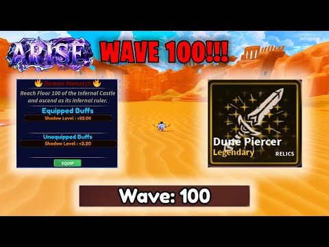 I Reached Wave 100 In The Infinite Desert! (Here's How) | Arise Crossover