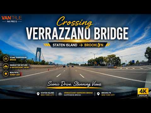 Traffic On The Verrazano Bridge