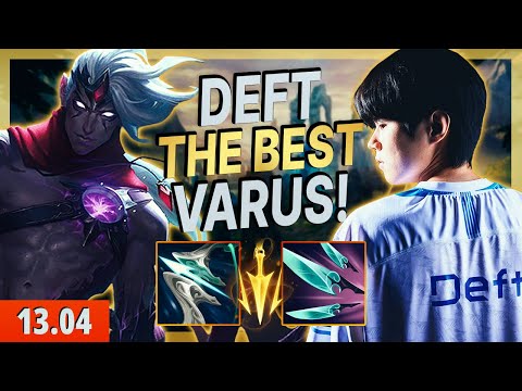 DEFT DANDO DIFF DE VARUS NA SOLOQ! - DK Deft jogando de Varus ADC vs Xayah! | Season 2023