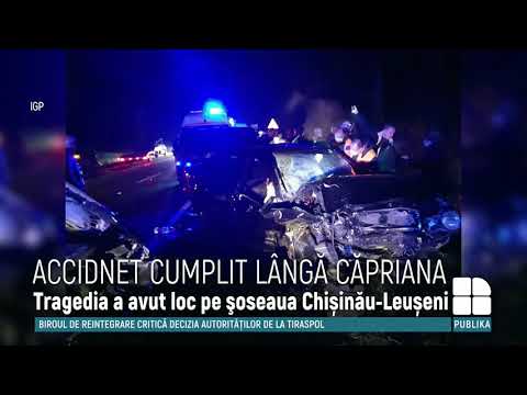 Accident grav pe traseul M-1: O persoana a murit, iar alte 7 persoane au ajuns la spital