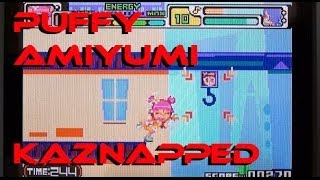 Hi Hi Puffy AmiYumi Kaznapped on GBA. Played for laughs with commentary.