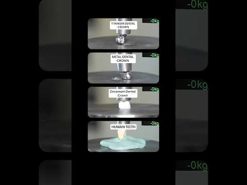 Strongest Dental Crown Material? #durabilitytest