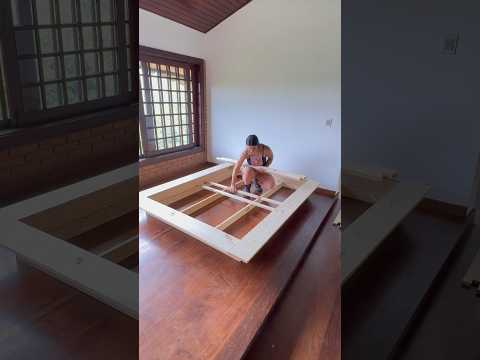 Cama japonesa baixo custo. Querem o passo a passo? Curtam esse vídeo 👍🏻❤️🫶🏻🥰. #diy #dicas #home