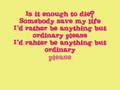 Anything But Ordinary by Avril Lavigne(With Lyrics in Video)