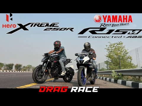 Yamaha R15M VS Hero Xtreme 250R Drag Race 🏁
