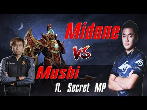 Secret Midone silencer vs Mushi Invoker - F***ing Mushi Again !! [Top 1 MMR vs SEA Dota 2 Legend]