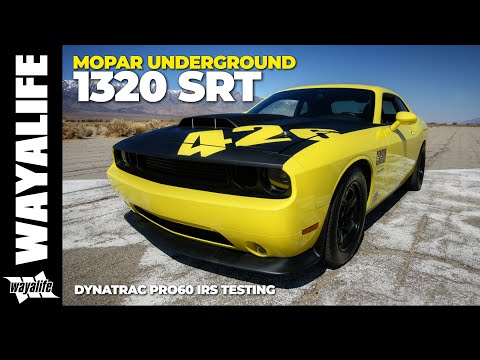 Dodge Challenger Mopar Underground 1320 SRT : Dynatrac Pro60 IRS Rear Axle Testing