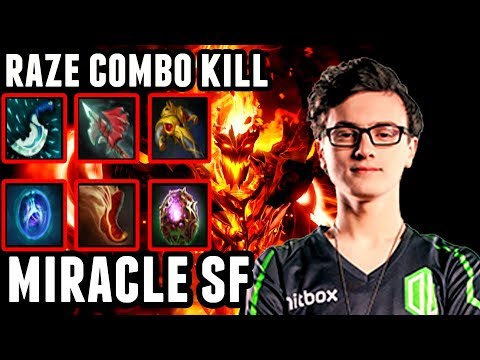 Dota 2 [Miracle] Shadow Fiend Full Game (2017) Shadow Raze Combo-mmr 7.07