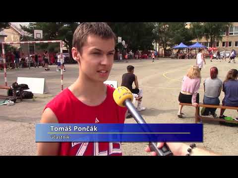 Reportáž TV Mistral - letný Streetball