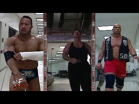 Stone Cold, The Rock & Mr McMahon Vs The Undertaker, HHH & Shane McMahon