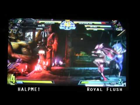 FFA AirDashers Tournament(2-20-11) MvC3  HALPME! vs Royal Flush