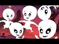 five little ghosts | scary nursery rhymes | Scary videos for kids | children rhymes