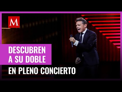 Descubren a doble de Luis Miguel en pleno concierto