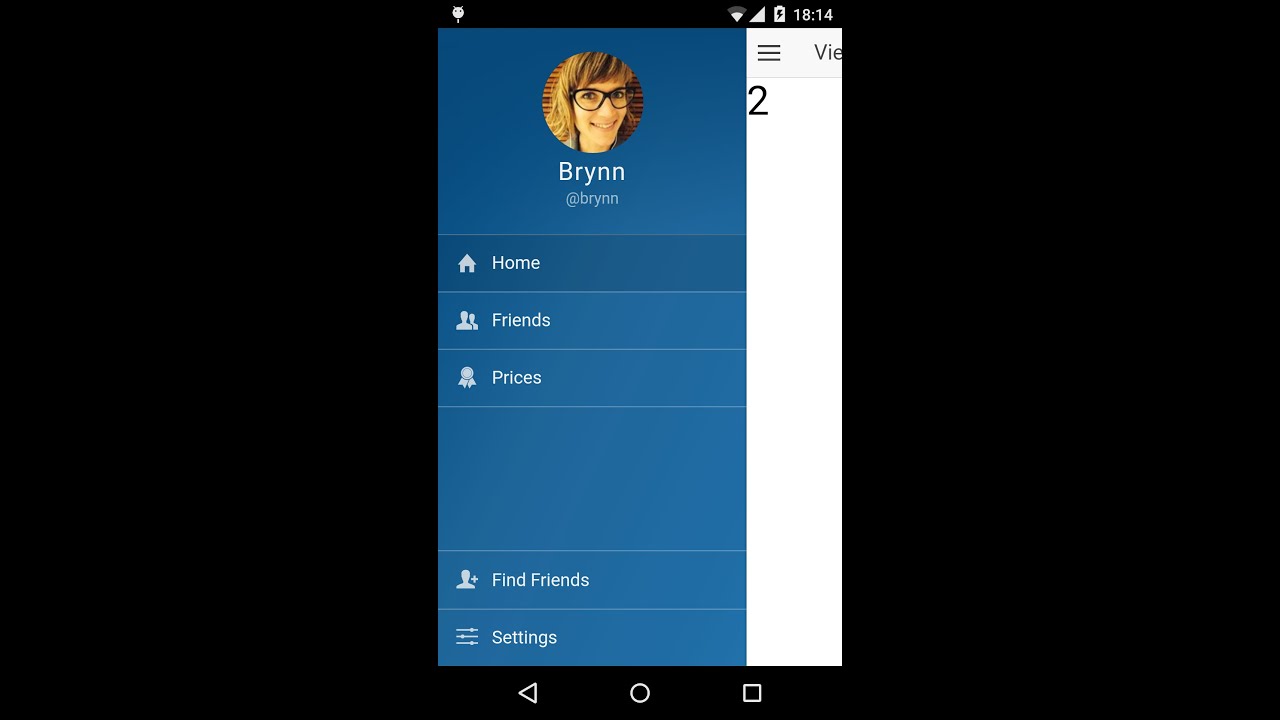 SideMenu 2 - Ionic Framework Side menu