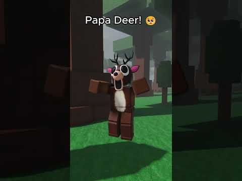 Deer Gets Food In 99 Nights In Forest 🤣 #roblox